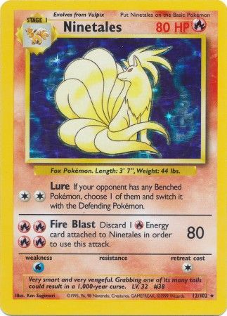 Ninetales (12/102) [Base Set Unlimited] | Game Haven TX