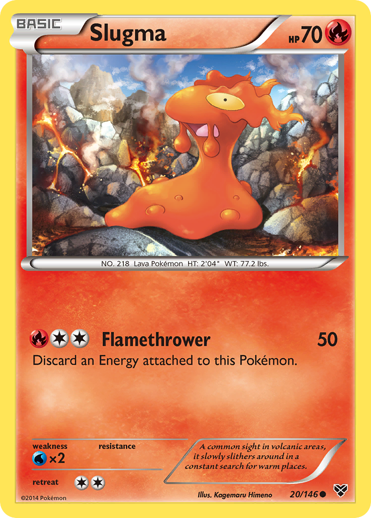 Slugma (20/146) [XY: Base Set] | Game Haven TX