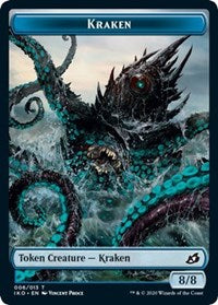 Kraken // Human Soldier (004) Double-sided Token [Ikoria: Lair of Behemoths Tokens] | Game Haven TX