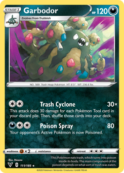Garbodor (111/185) [Sword & Shield: Vivid Voltage] | Game Haven TX