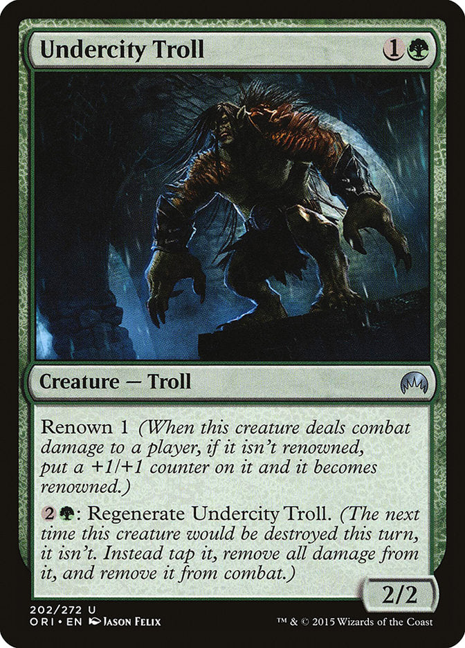 Undercity Troll [Magic Origins] | Game Haven TX
