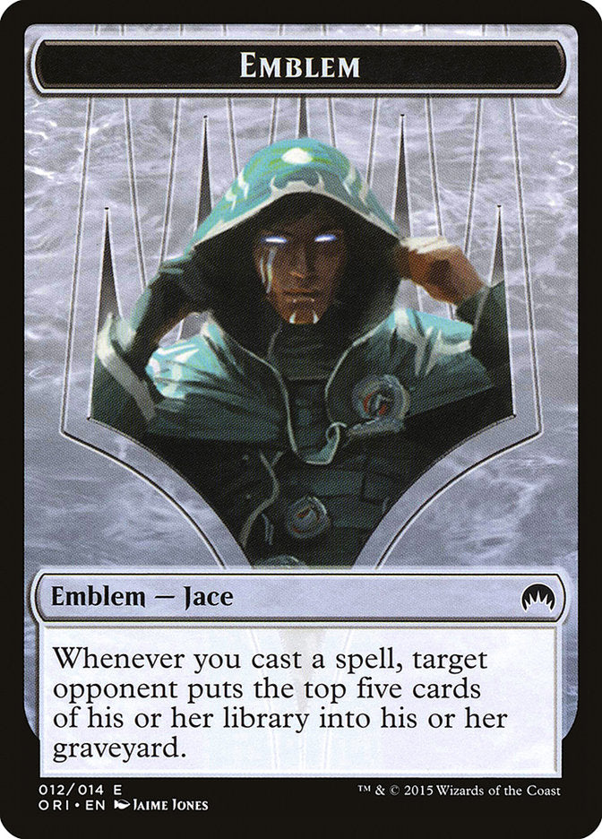 Jace, Telepath Unbound Emblem [Magic Origins Tokens] | Game Haven TX