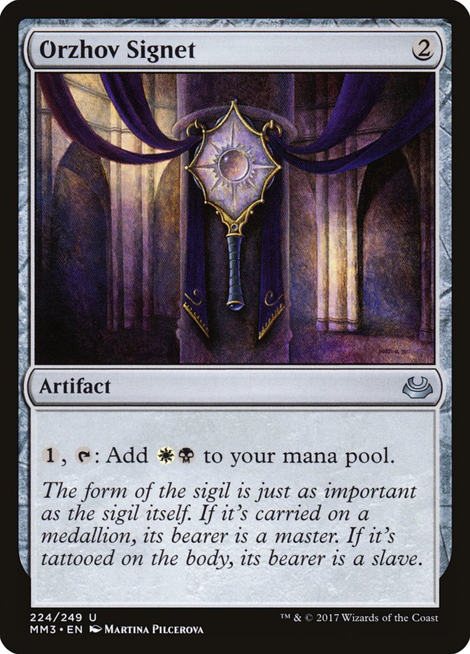 Orzhov Signet [Modern Masters 2017] | Game Haven TX