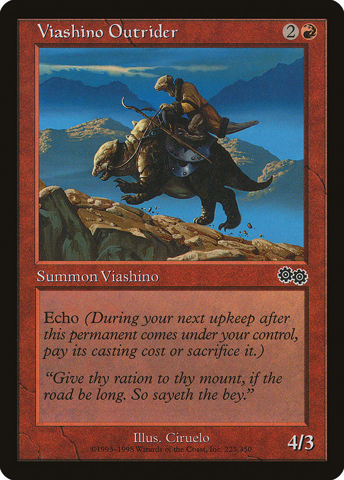 Viashino Outrider [Urza's Saga] | Game Haven TX