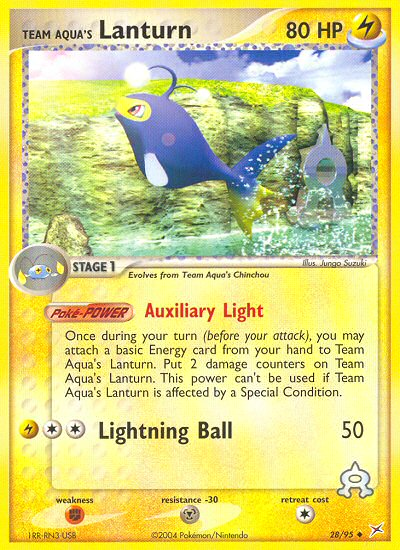 Team Aqua's Lanturn (28/95) [EX: Team Magma vs Team Aqua] | Game Haven TX