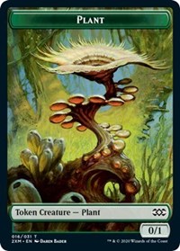 Plant // Treasure Double-sided Token [Double Masters Tokens] | Game Haven TX