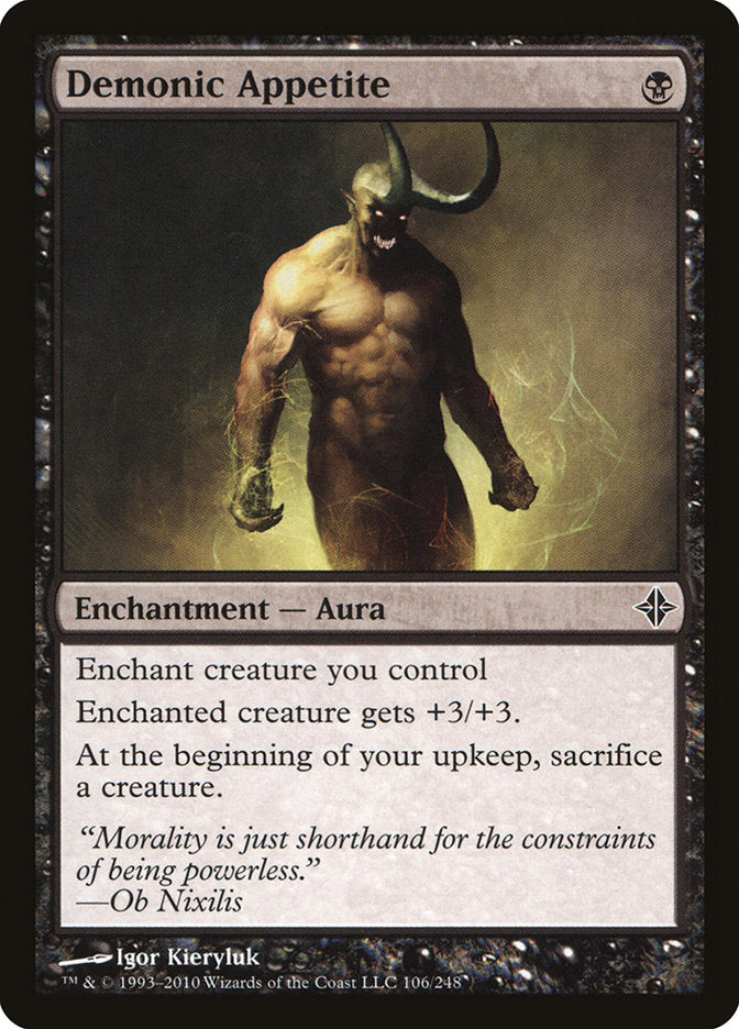 Demonic Appetite [Rise of the Eldrazi] | Game Haven TX