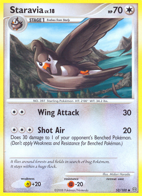 Staravia (52/100) [Diamond & Pearl: Stormfront] | Game Haven TX