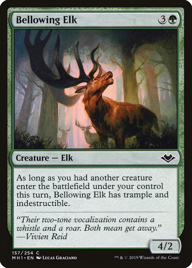 Bellowing Elk [Modern Horizons] | Game Haven TX
