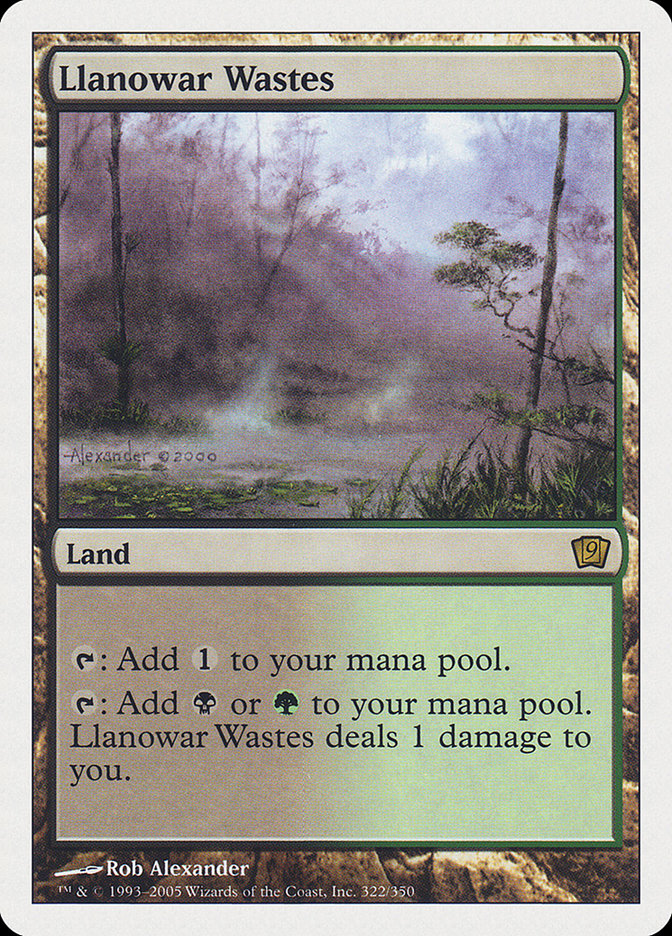 Llanowar Wastes [Ninth Edition] | Game Haven TX