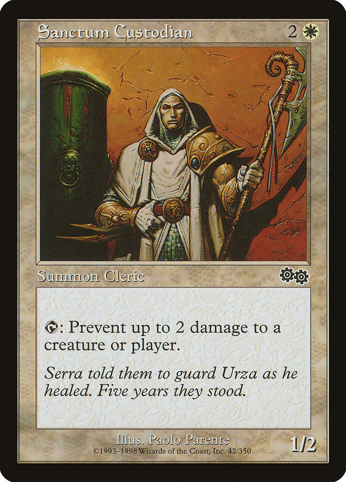 Sanctum Custodian [Urza's Saga] | Game Haven TX