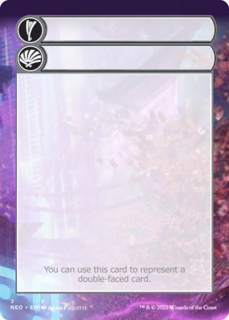 Helper Card (2/9) [Kamigawa: Neon Dynasty Tokens] | Game Haven TX