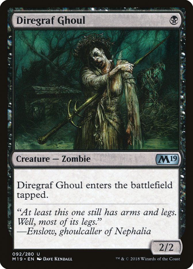 Diregraf Ghoul [Core Set 2019] | Game Haven TX