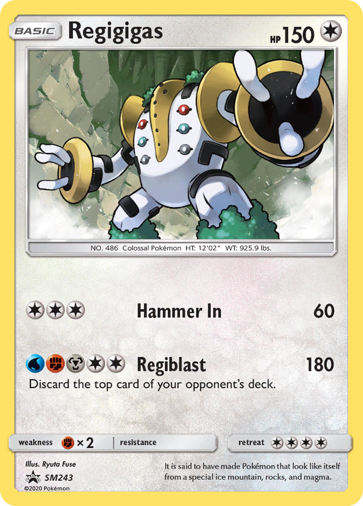 Regigigas (SM243) [Sun & Moon: Black Star Promos] | Game Haven TX