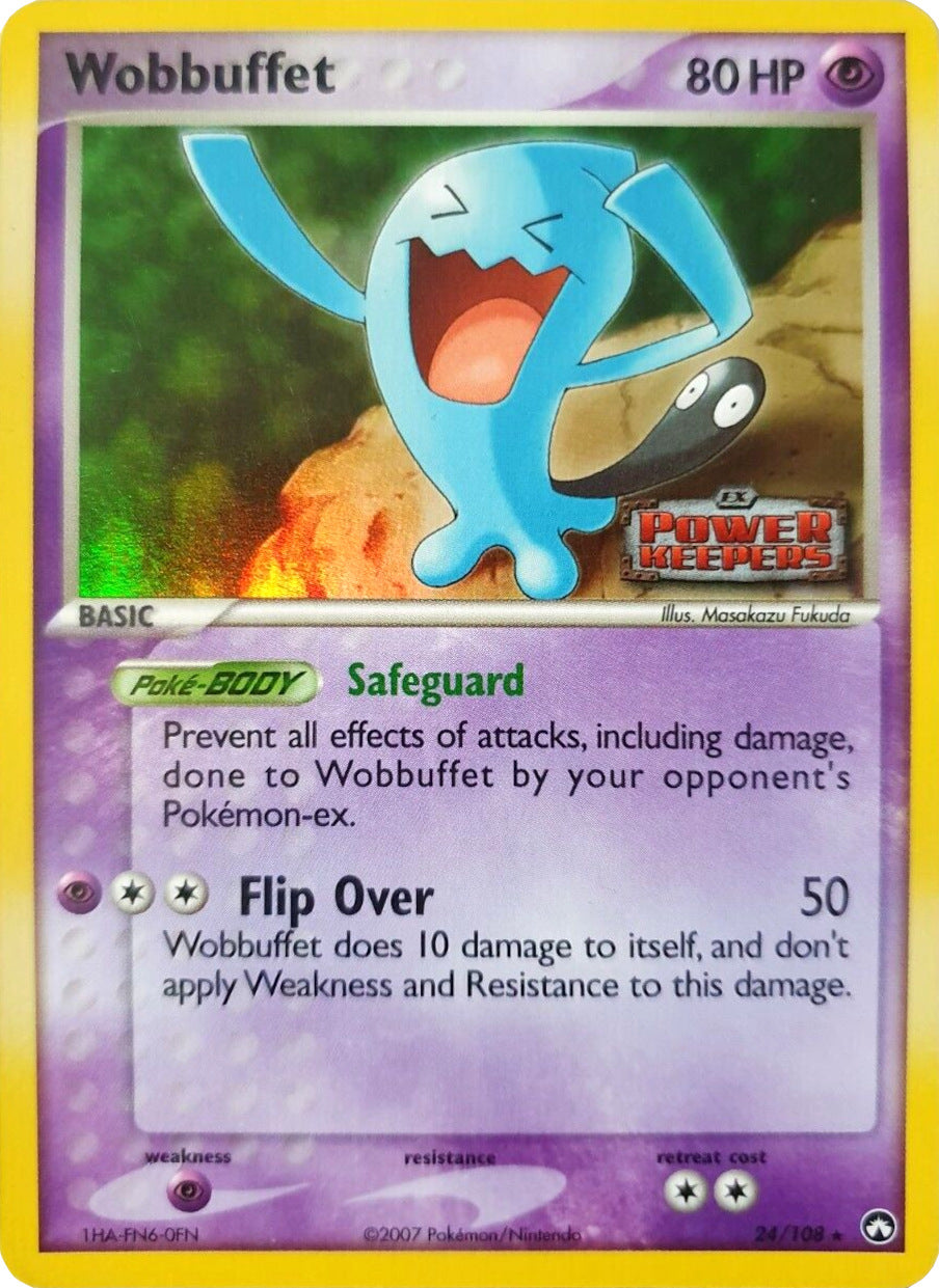 Wobbuffet (24/108) (Stamped) [EX: Power Keepers] | Game Haven TX