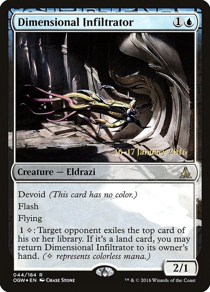 Dimensional Infiltrator [Oath of the Gatewatch Promos] | Game Haven TX