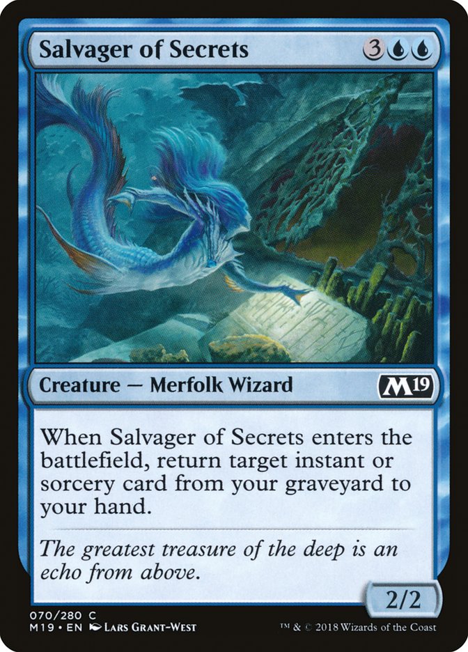 Salvager of Secrets [Core Set 2019] | Game Haven TX