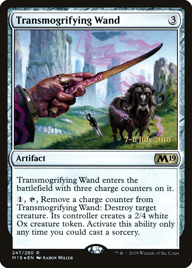 Transmogrifying Wand [Core Set 2019 Promos] | Game Haven TX
