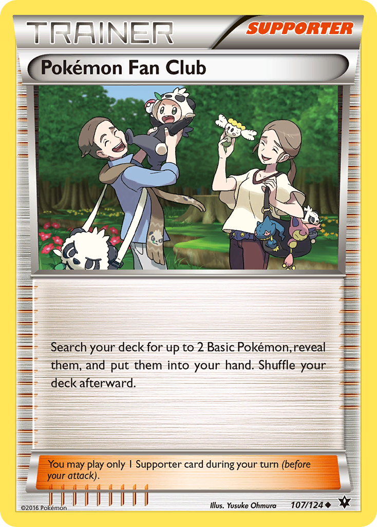 Pokemon Fan Club (107/124) [XY: Fates Collide] | Game Haven TX