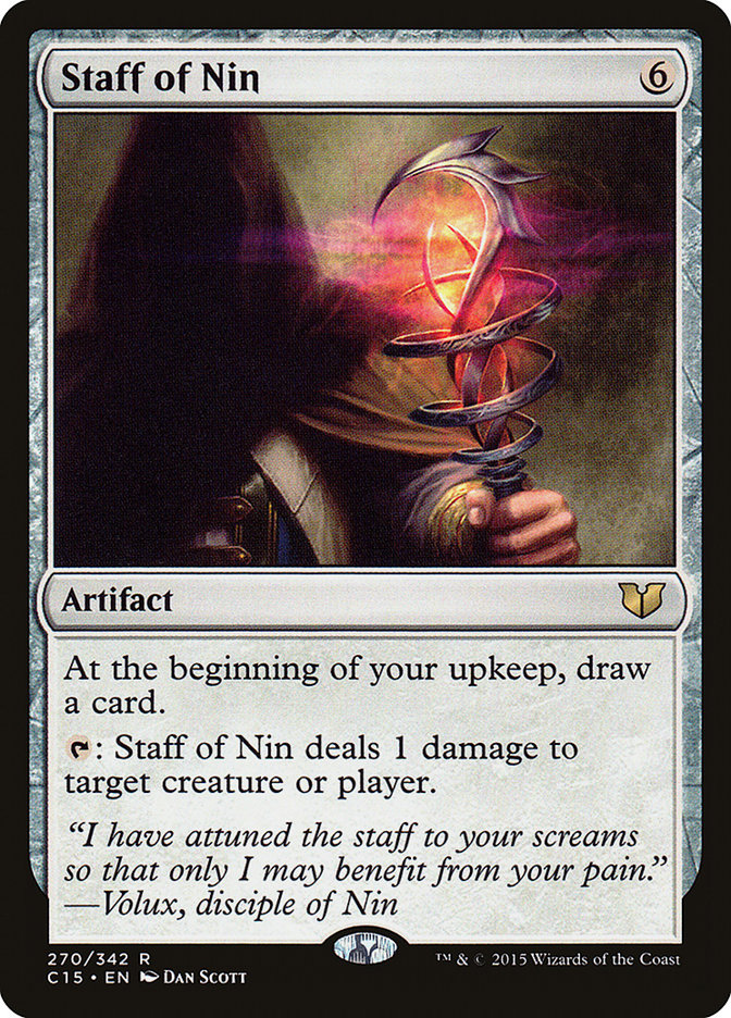 Staff of Nin [Commander 2015] | Game Haven TX