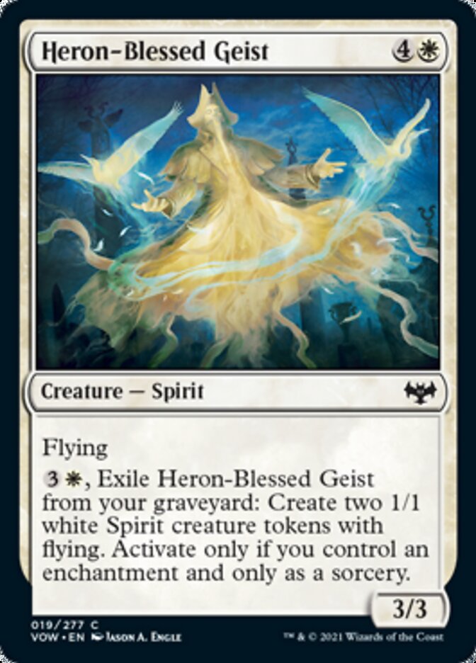 Heron-Blessed Geist [Innistrad: Crimson Vow] | Game Haven TX