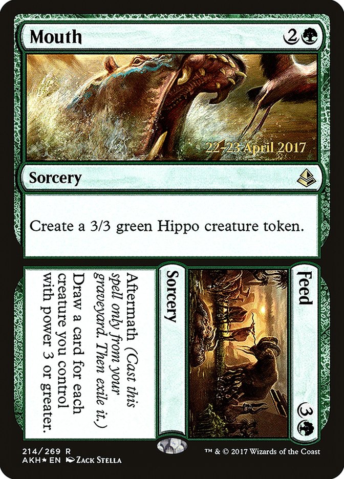 Mouth // Feed [Amonkhet Promos] | Game Haven TX
