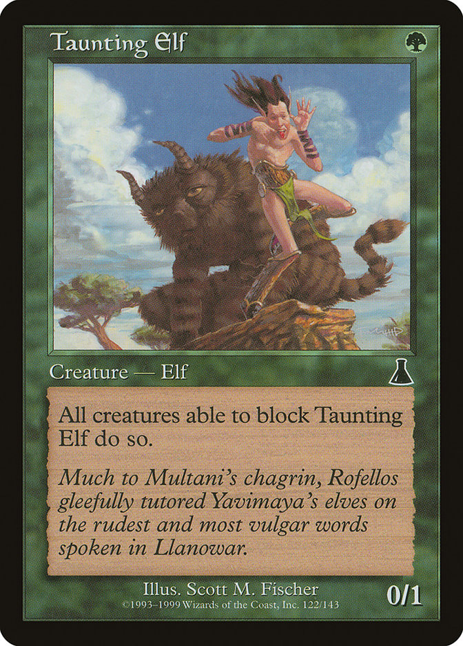 Taunting Elf [Urza's Destiny] | Game Haven TX