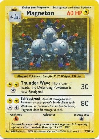 Magneton (9/102) [Base Set Unlimited] | Game Haven TX