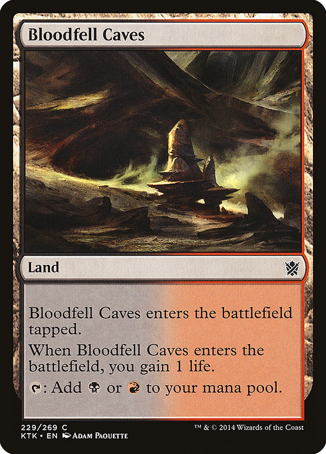 Bloodfell Caves [Khans of Tarkir] | Game Haven TX