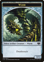 Wurm (032/036) // Goat Double-sided Token [Commander 2014 Tokens] | Game Haven TX