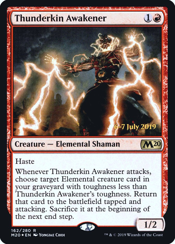 Thunderkin Awakener [Core Set 2020 Promos] | Game Haven TX