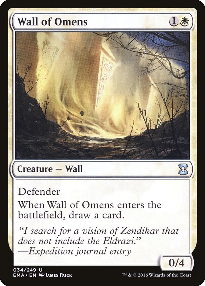Wall of Omens [Eternal Masters] | Game Haven TX