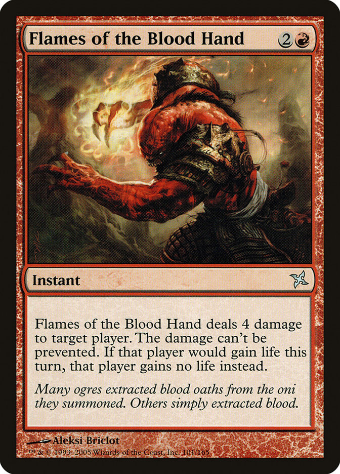 Flames of the Blood Hand [Betrayers of Kamigawa] | Game Haven TX
