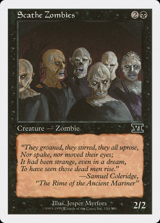 Scathe Zombies [Classic Sixth Edition] | Game Haven TX