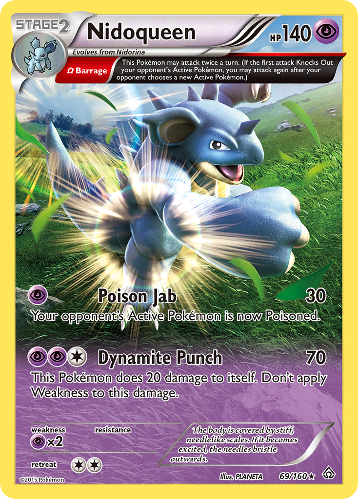 Nidoqueen (69/160) [XY: Primal Clash] | Game Haven TX