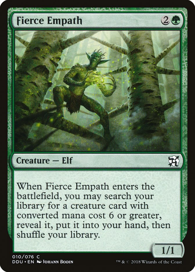 Fierce Empath [Duel Decks: Elves vs. Inventors] | Game Haven TX