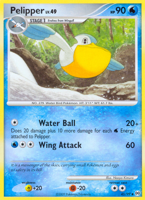 Pelipper (45/99) [Platinum: Arceus] | Game Haven TX