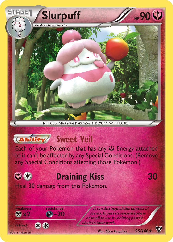 Slurpuff (95/146) (Theme Deck Exclusive) [XY: Base Set] | Game Haven TX