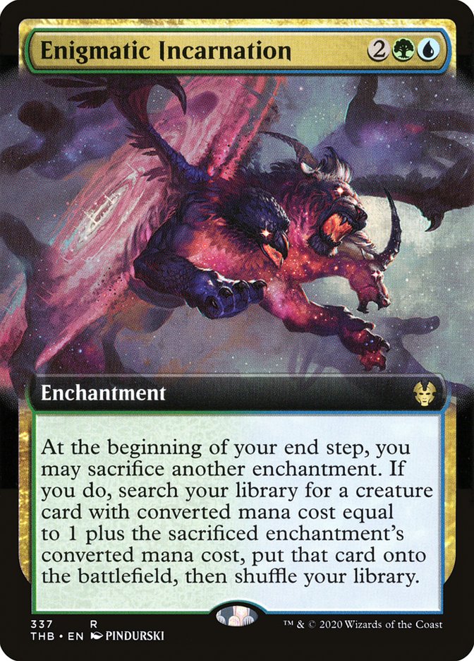 Enigmatic Incarnation (Extended Art) [Theros Beyond Death] | Game Haven TX