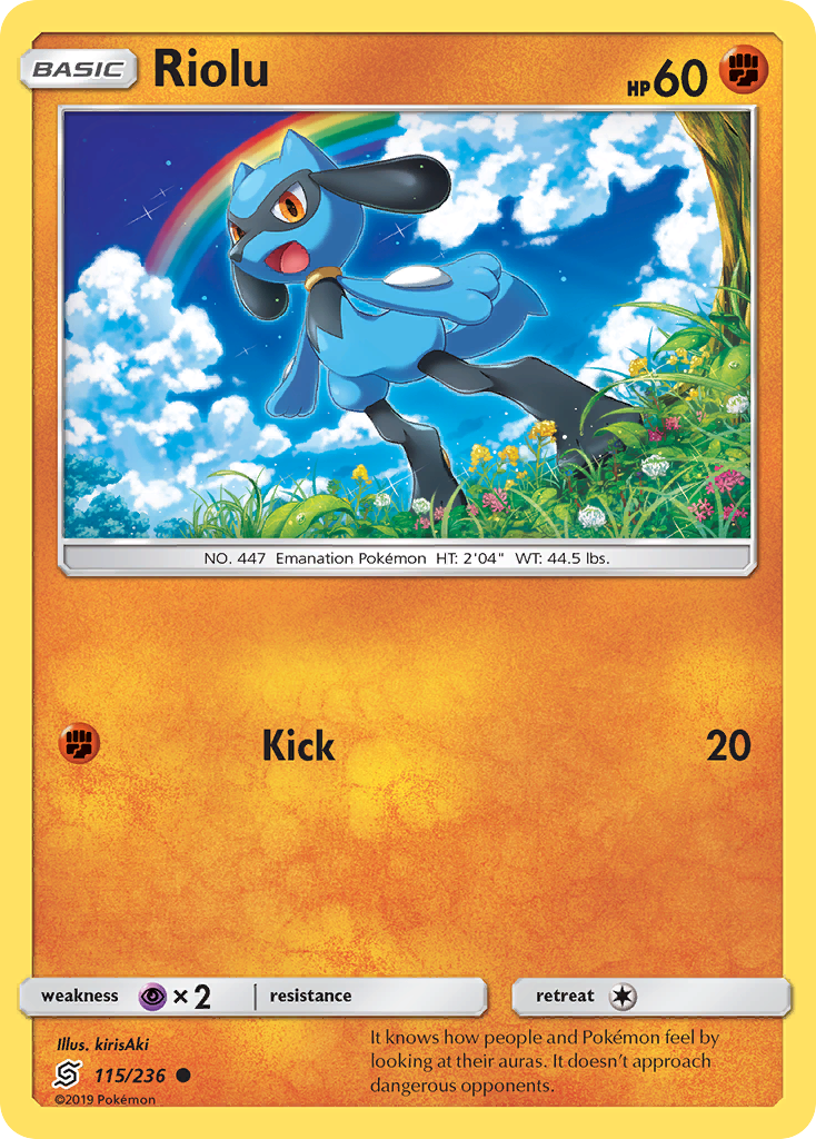 Riolu (115/236) [Sun & Moon: Unified Minds] | Game Haven TX