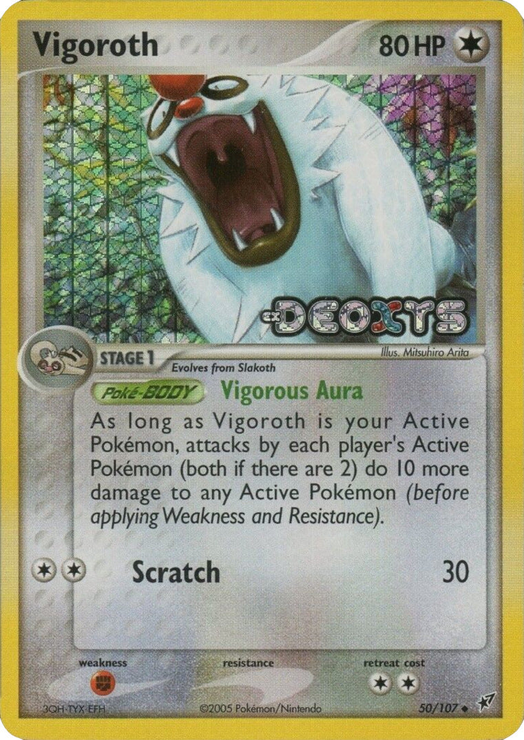 Vigoroth (50/107) (Stamped) [EX: Deoxys] | Game Haven TX
