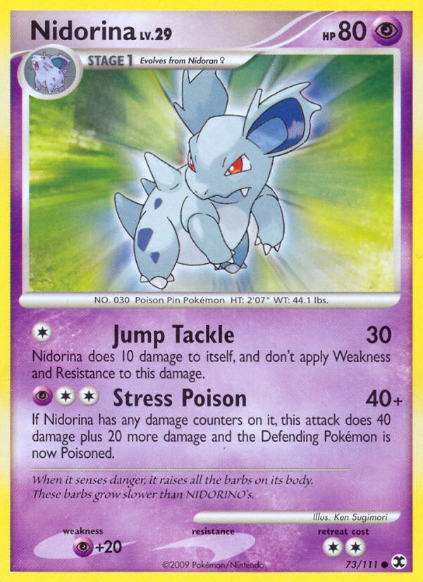 Nidorina (73/111) [Platinum: Rising Rivals] | Game Haven TX