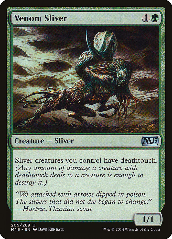 Venom Sliver [Magic 2015] | Game Haven TX