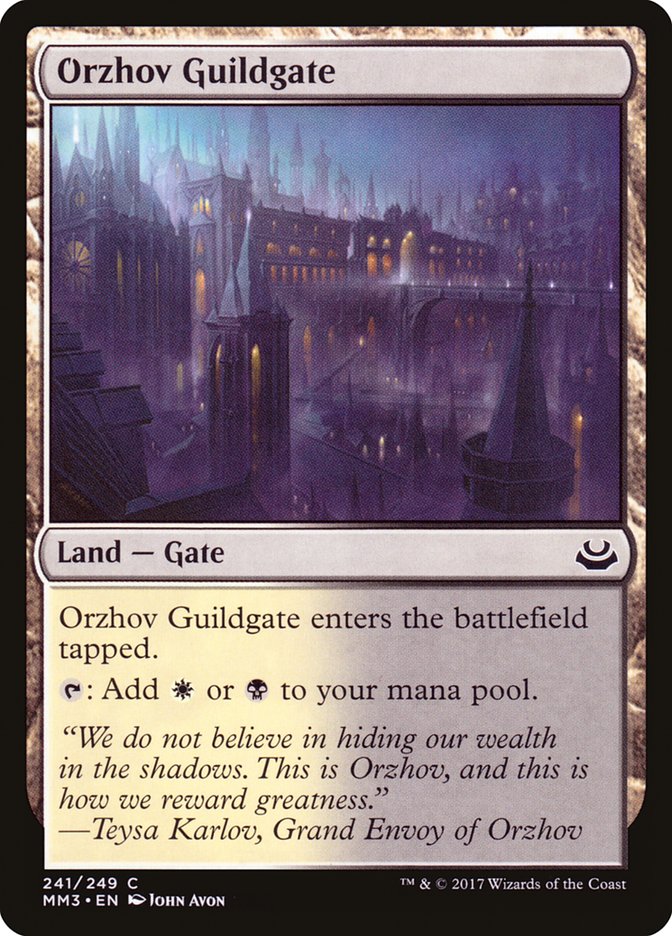 Orzhov Guildgate [Modern Masters 2017] | Game Haven TX