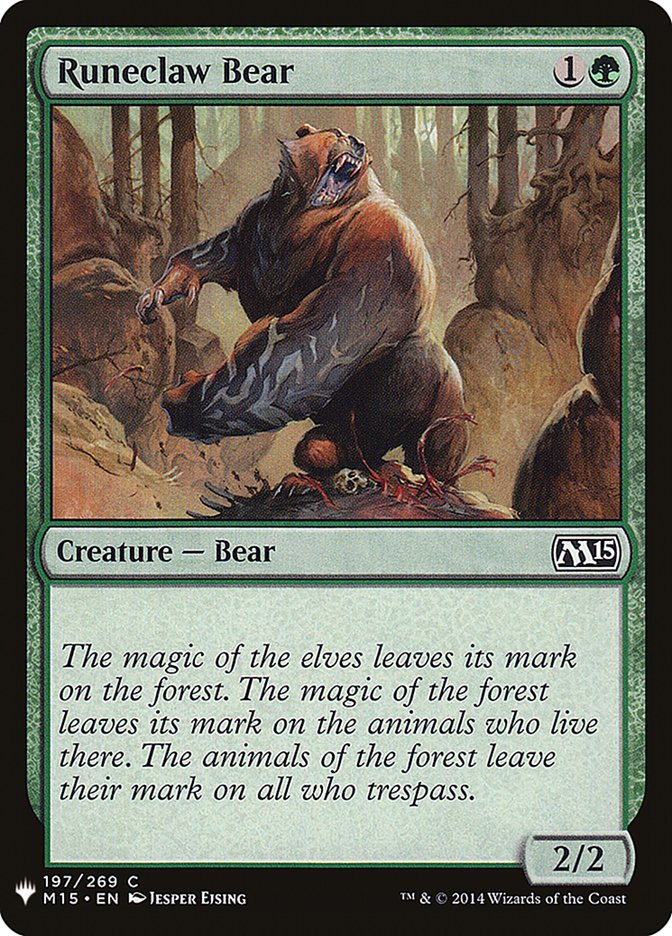 Runeclaw Bear [Mystery Booster] | Game Haven TX