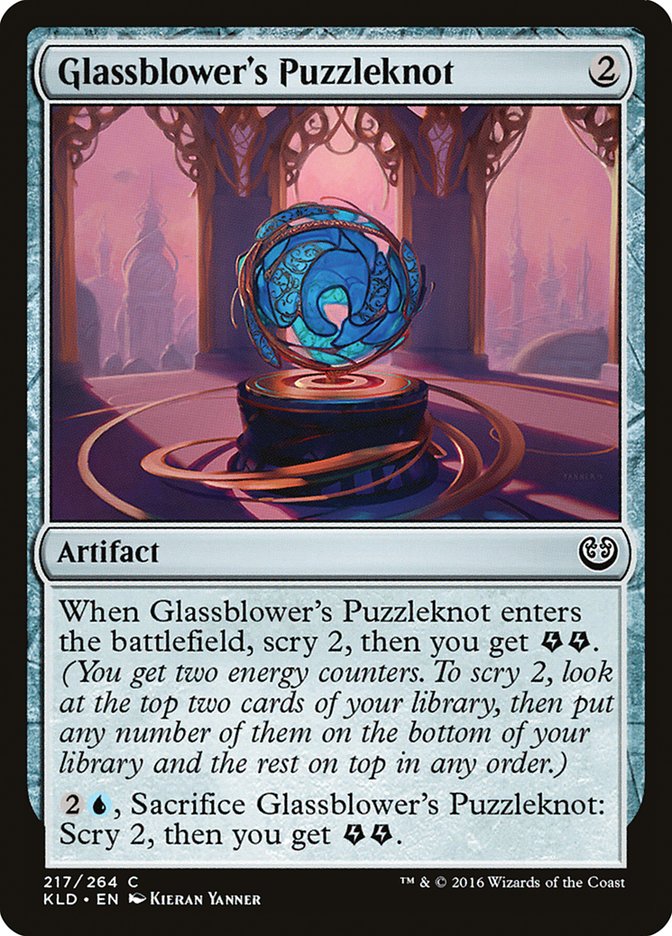 Glassblower's Puzzleknot [Kaladesh] | Game Haven TX