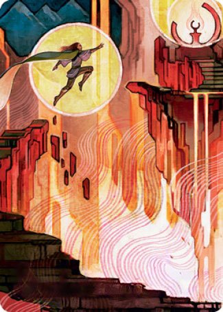 Thrill of Possibility Art Card [Strixhaven: School of Mages Art Series] | Game Haven TX