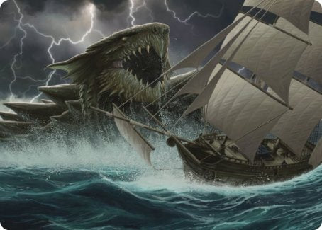 Dragon Turtle Art Card [Dungeons & Dragons: Adventures in the Forgotten Realms Art Series] | Game Haven TX