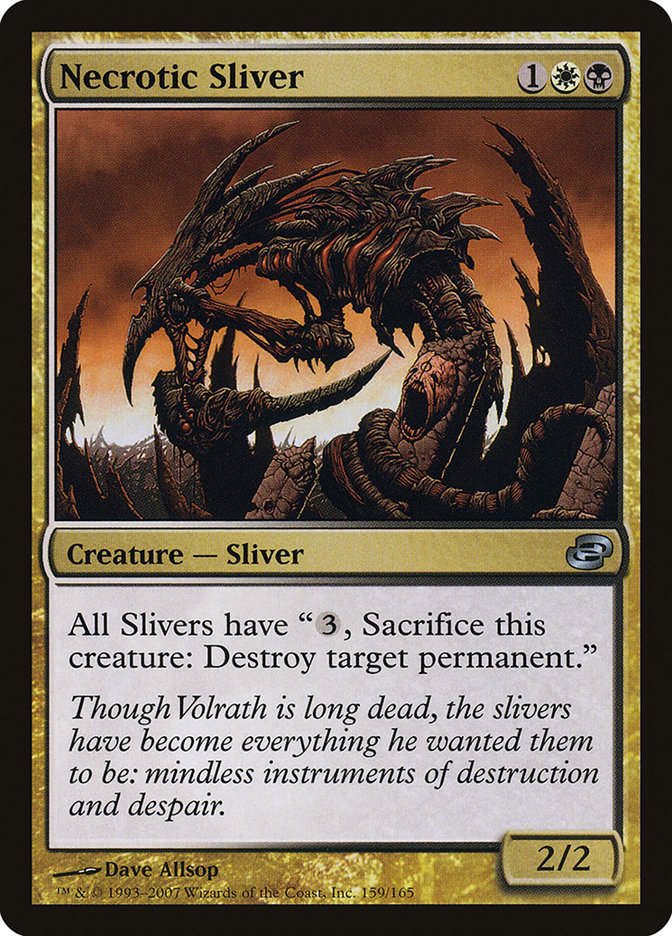 Necrotic Sliver [Planar Chaos] | Game Haven TX