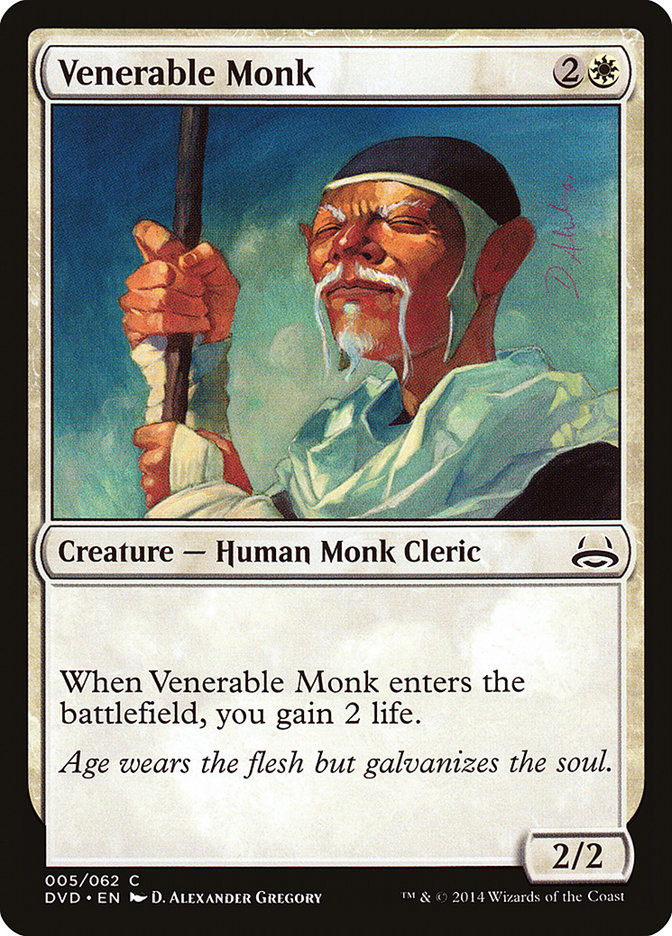 Venerable Monk [Duel Decks Anthology: Divine vs. Demonic] | Game Haven TX